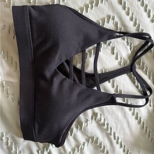 ZYIA Black Strappy Sports Bra Intimates